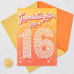 You're Remarkable 16th Birthday Card for Granddaughter