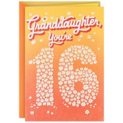 You're Remarkable 16th Birthday Card for Granddaughter