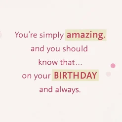You're Simply Amazing Birthday Card for Daughter
