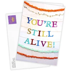 You're Still Alive Funny Custom Birthday Card