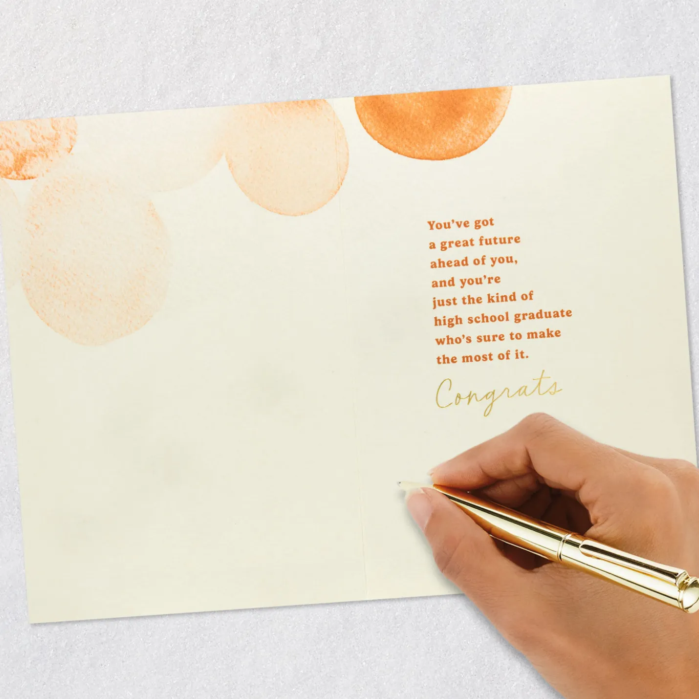 You're Sure to Make the Most of It High School Graduation Card for Her