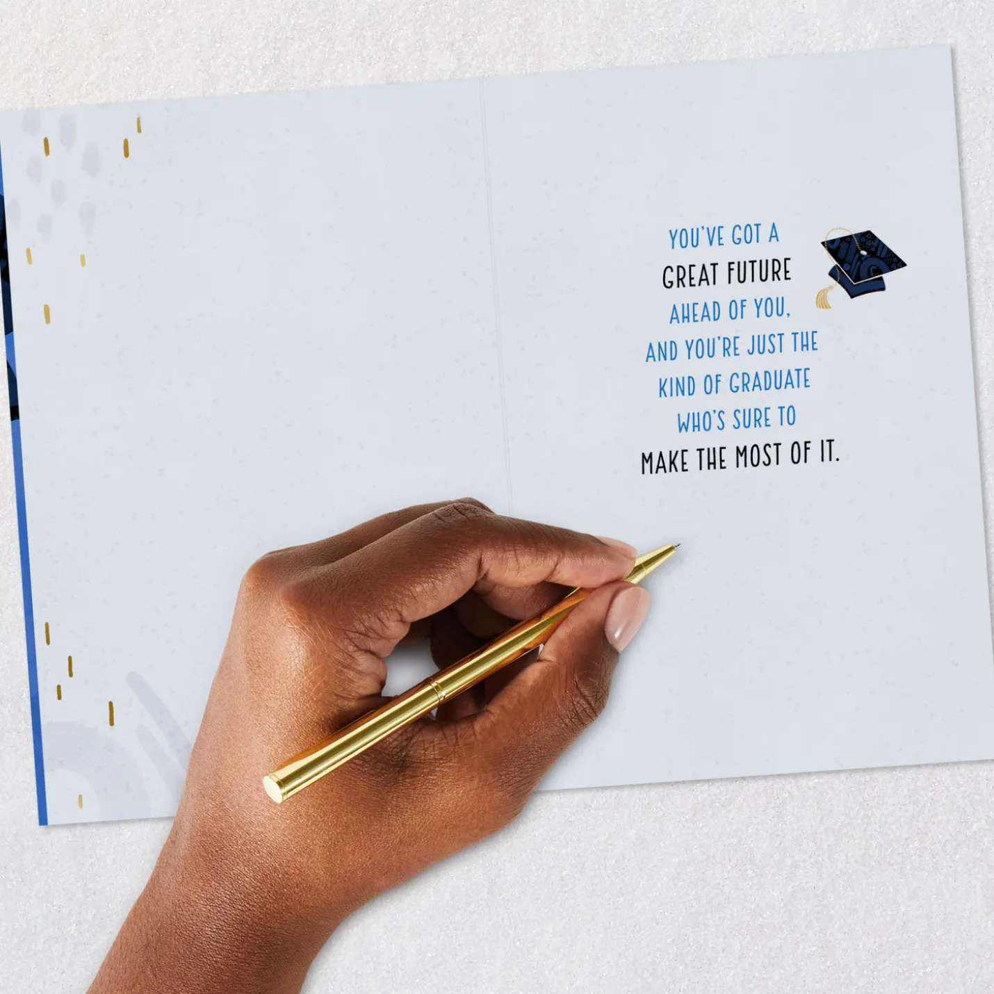 You're Sure to Make the Most of It Graduation Card for Him