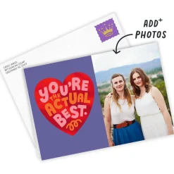 You're the Actual Best Custom Love Card