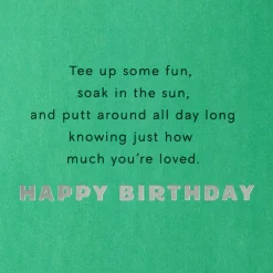 You're the Best by Par Birthday Card for Dad