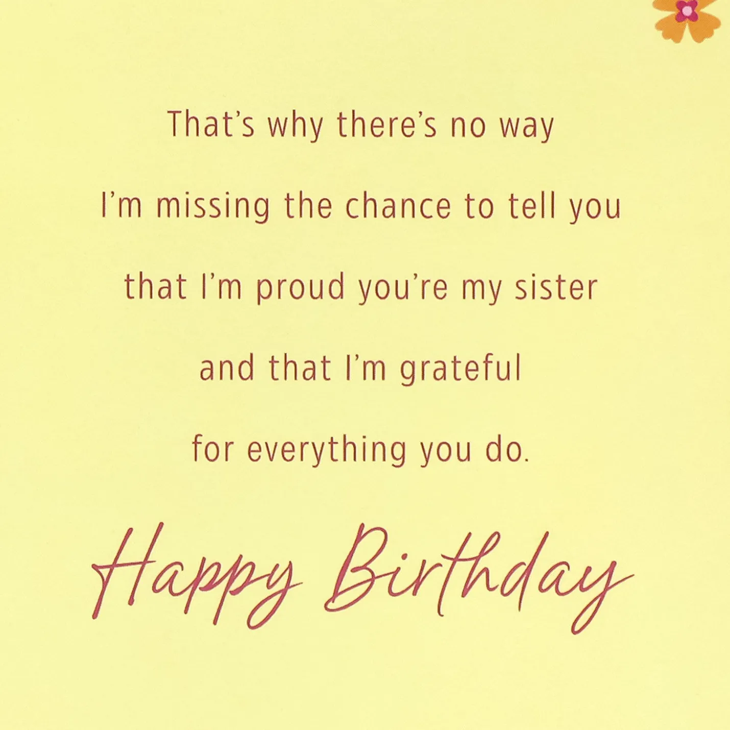 You're the Best Sister a Sister Could Have Birthday Card