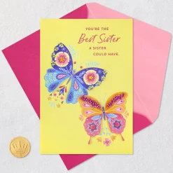 You're the Best Sister a Sister Could Have Birthday Card