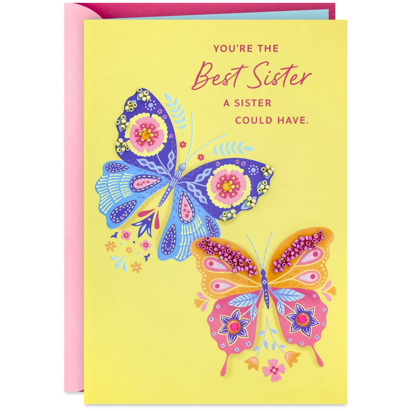 You're the Best Sister a Sister Could Have Birthday Card