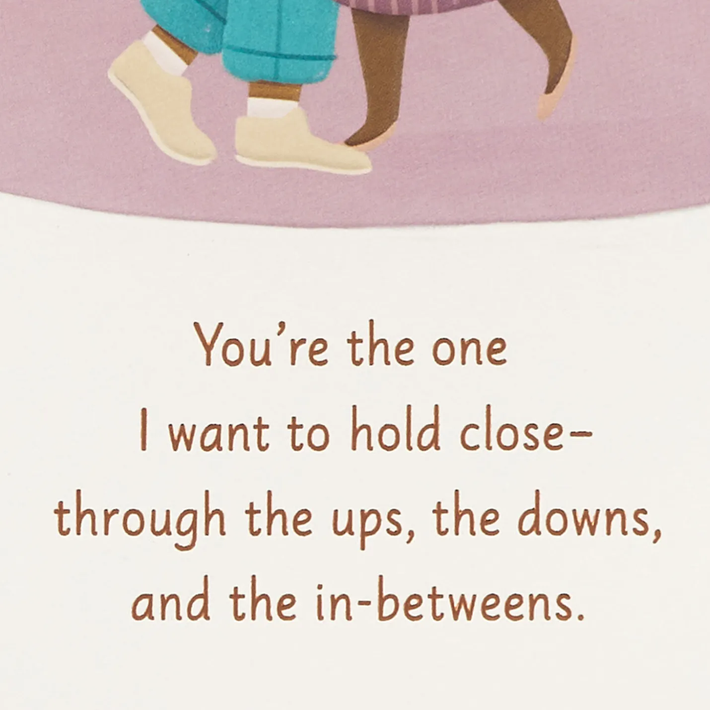 You're the One for Me Anniversary Card for Wife From Husband