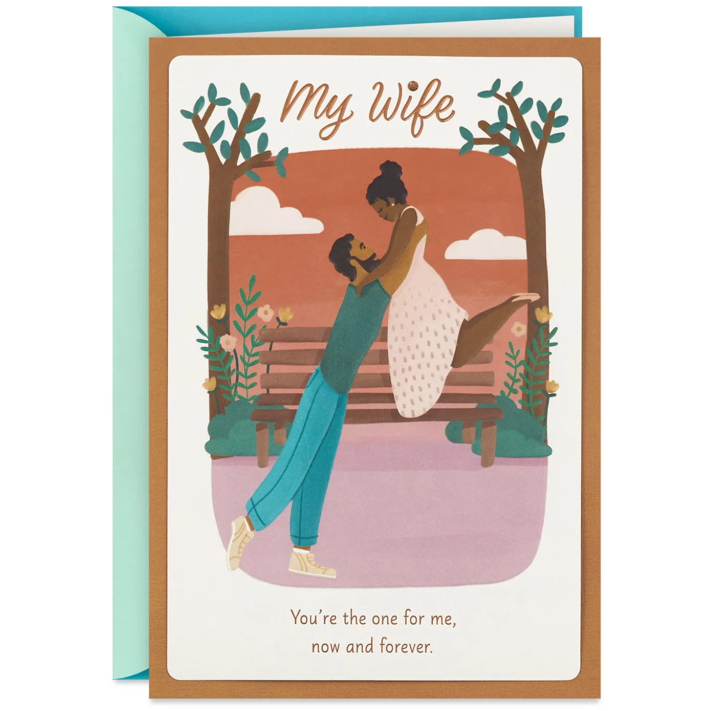 You're the One for Me Anniversary Card for Wife From Husband