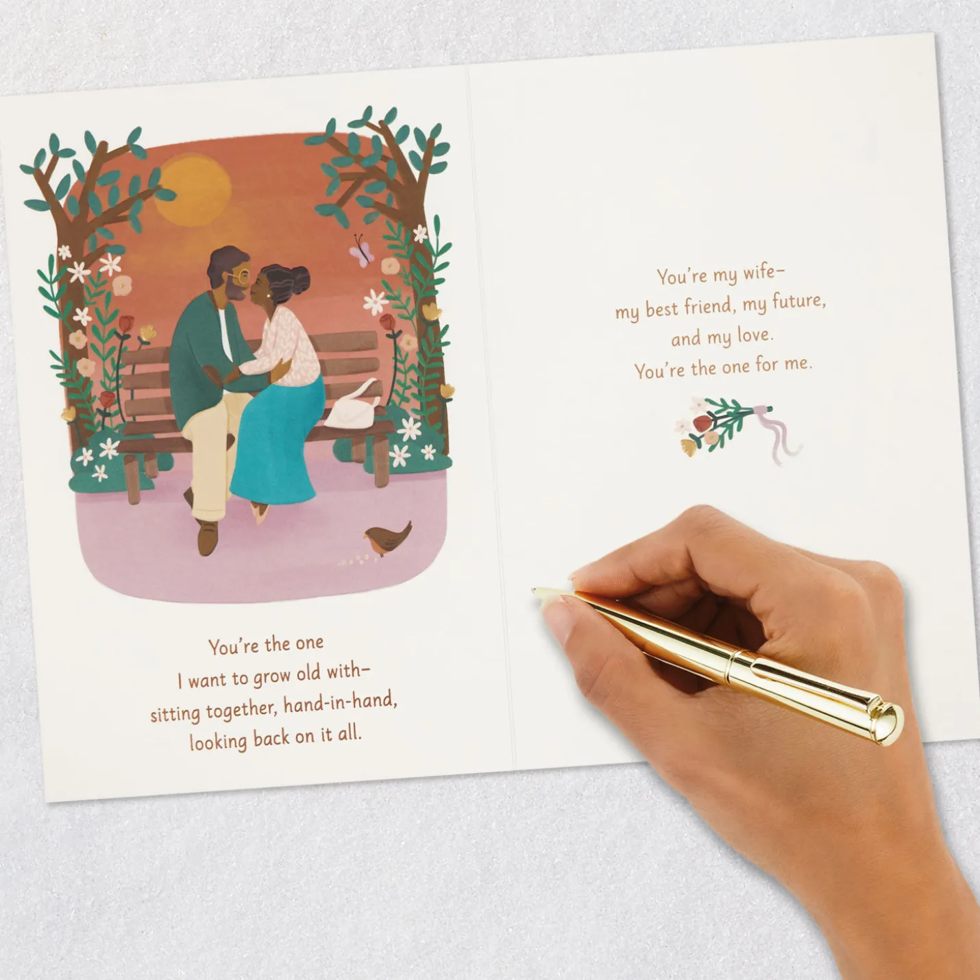 You're the One for Me Anniversary Card for Wife From Husband