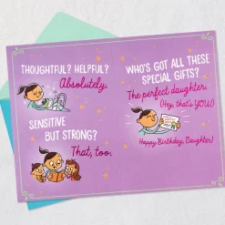 You're the Perfect Daughter Funny Birthday Card