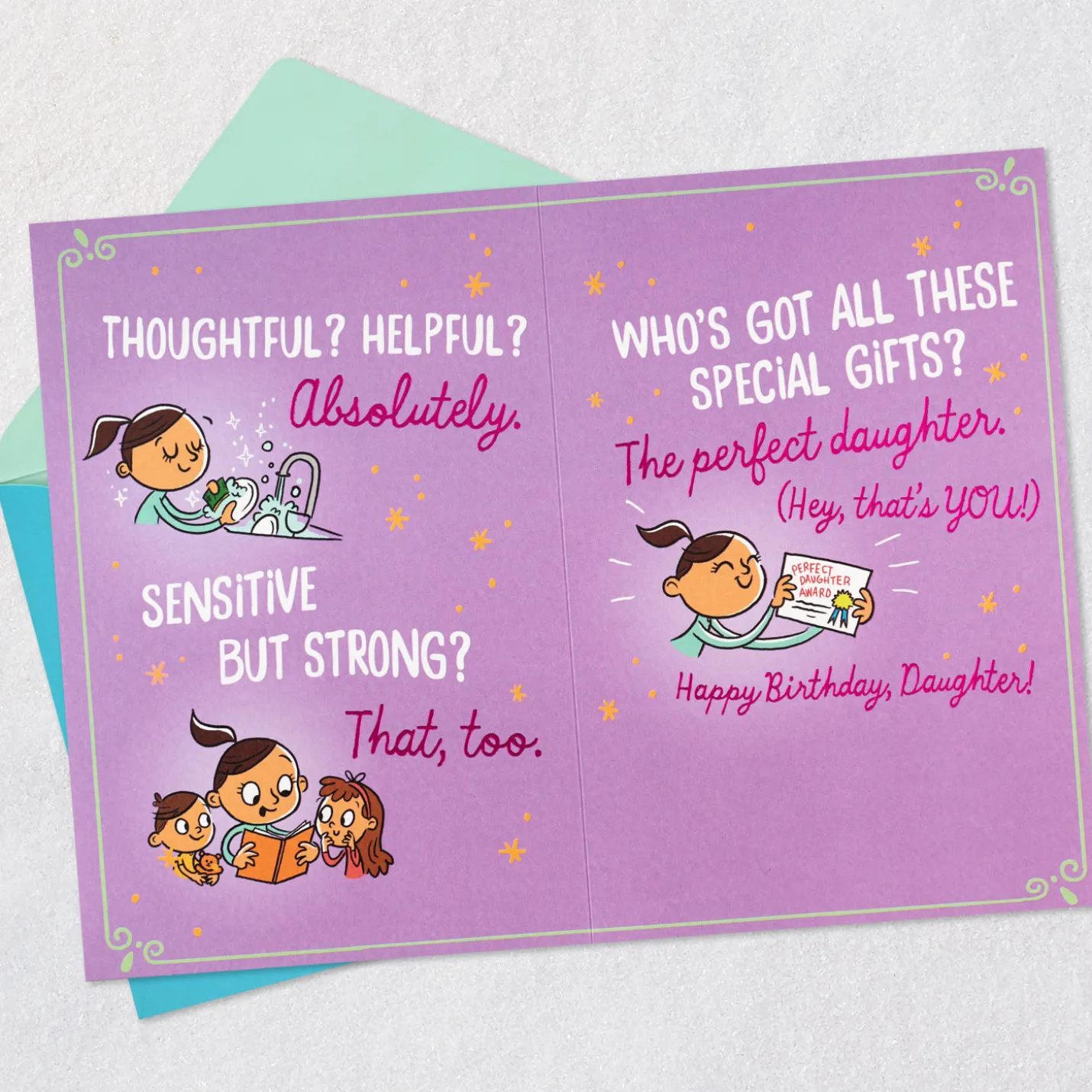 You're the Perfect Daughter Funny Birthday Card