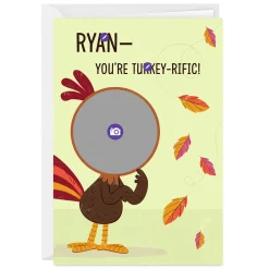 You're Turkey-rific Custom Thanksgiving Card