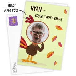 You're Turkey-rific Custom Thanksgiving Card