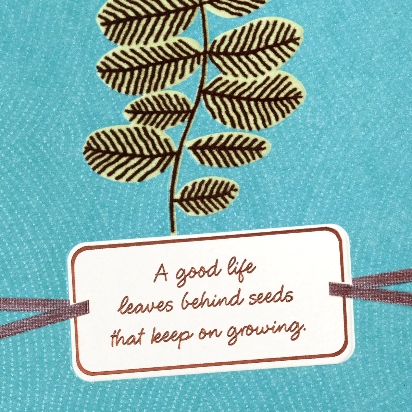 Your Father's Legacy Lives On in You Sympathy Card