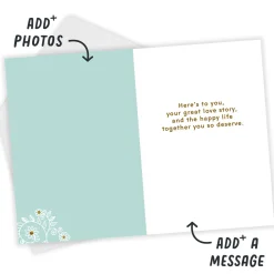Your Great Love Story Custom Wedding Card