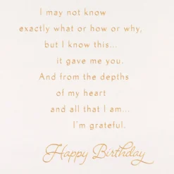 Your Love Is a Blessing Romantic Birthday Card