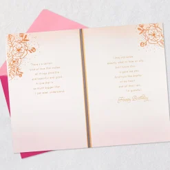 Your Love Is a Blessing Romantic Birthday Card