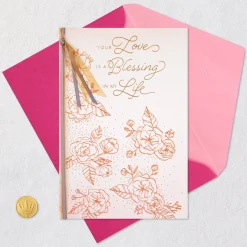 Your Love Is a Blessing Romantic Birthday Card