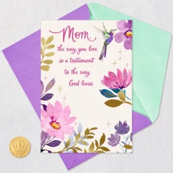 Your Love Is a Testament to God's Love Birthday Card for Mom