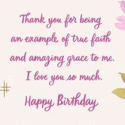 Your Love Is a Testament to God's Love Birthday Card for Mom