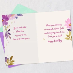 Your Love Is a Testament to God's Love Birthday Card for Mom