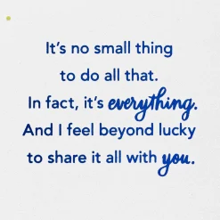 Your Love Is Everything to Me Romantic Card