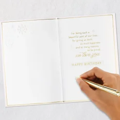 Your Love Lights Up Our Hearts Birthday Card for Daughter From Both