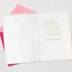 Your Love Lights Up Our Hearts Birthday Card for Daughter From Both