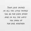 Your Love Shines Anniversary Card