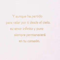 Your Mother Lives On In You Spanish-Language Sympathy Card