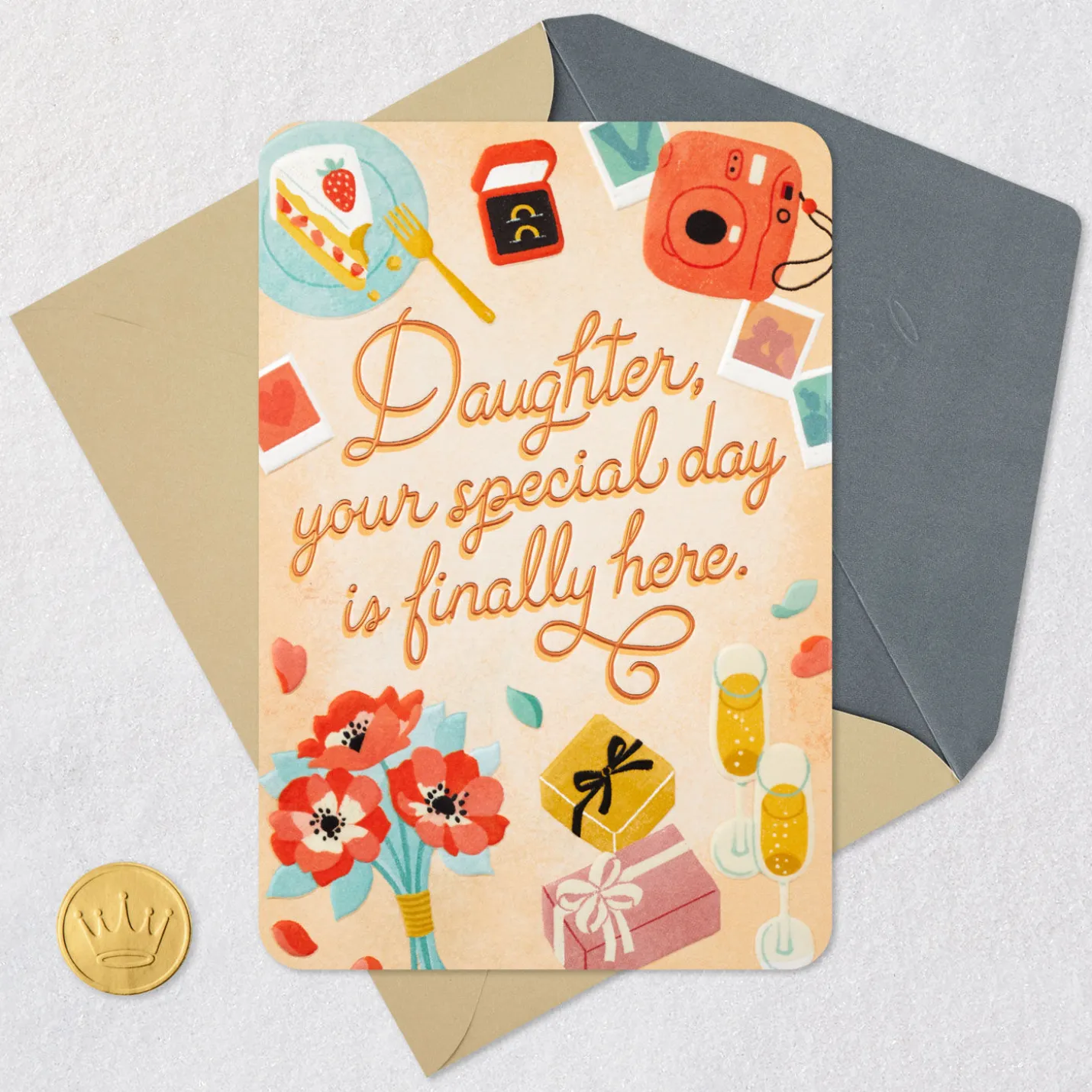 Your Special Day Is Here Wedding Card for Daughter