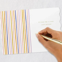 Your Time to Shine Birthday Card for Sister