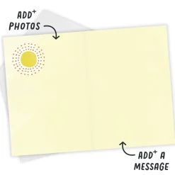 Your Time to Shine Sunbursts Blank Custom Card