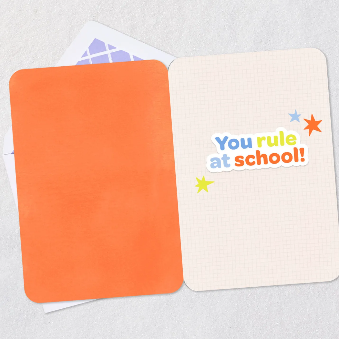 You Rule at School Congratulations Card for Kids