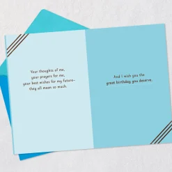 Your Wishes and Support Mean So Much Birthday Card for Godfather