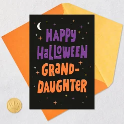 You Shine So Bright Halloween Card for Granddaughter