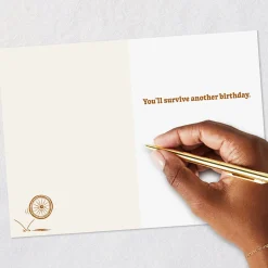 You Survived Growing Up With Me Funny Birthday Card for Sibling
