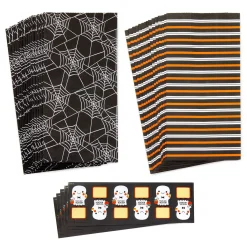 You've Been Booed 30-Pack Halloween Paper Goodie Bags With Stickers