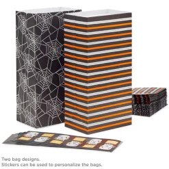 You've Been Booed 30-Pack Halloween Paper Goodie Bags With Stickers