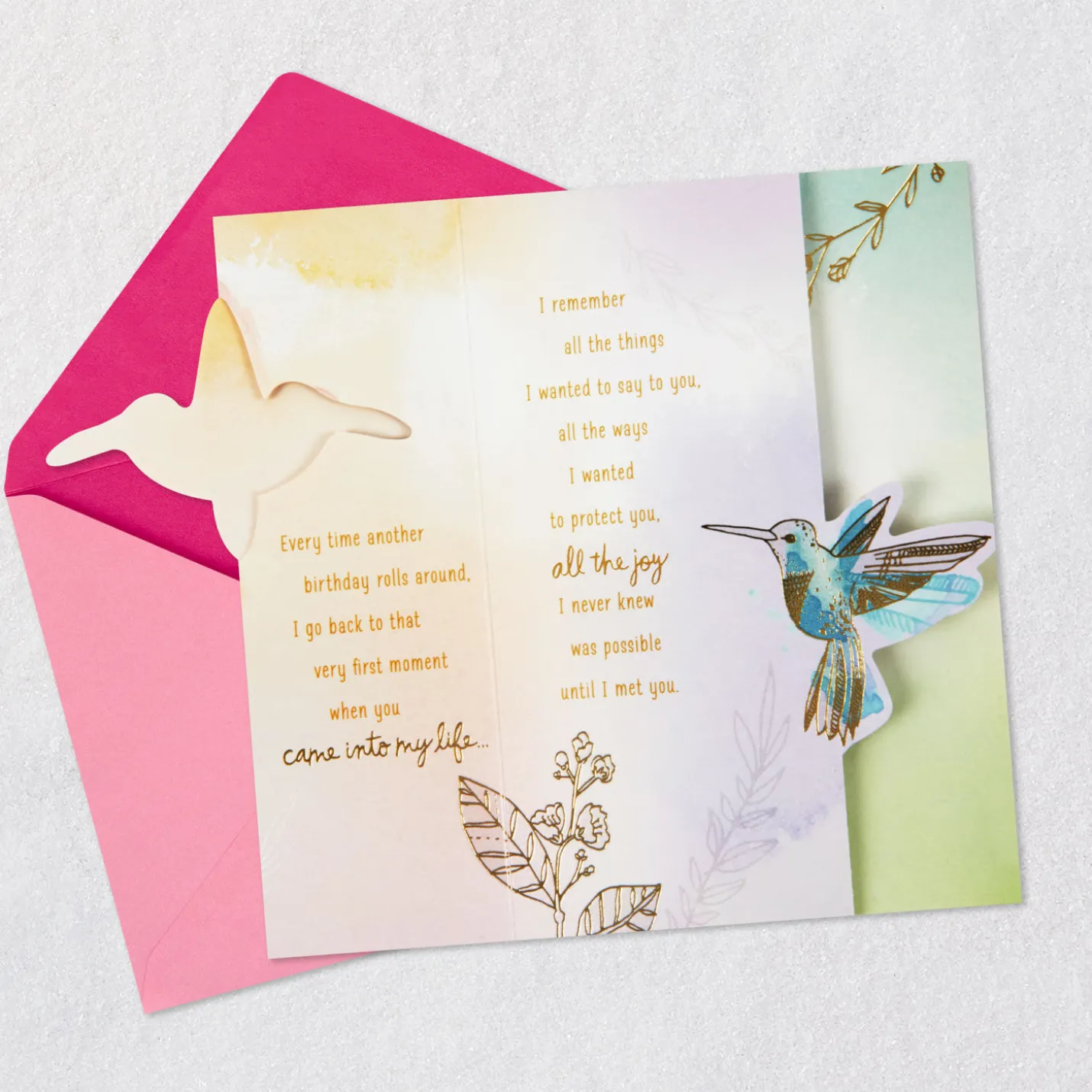You've Brightened My World Birthday Card for Daughter