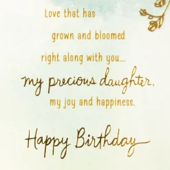 You've Brightened My World Birthday Card for Daughter