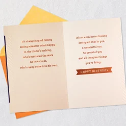 You've Come into Your Own Birthday Card for Son