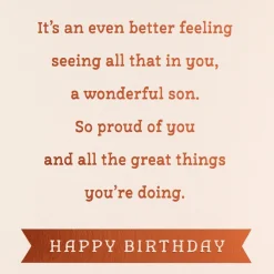 You've Come into Your Own Birthday Card for Son