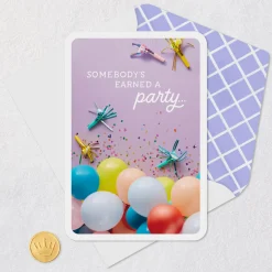 You've Earned This Party Card