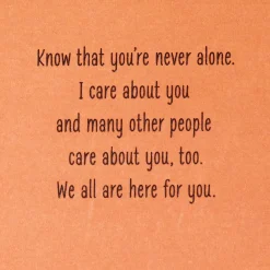 You've Got People Who Care About You Encouragement Card