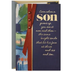You've Grown While Staying Perfectly Yourself Birthday Card for Son