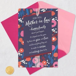 You've Made this Family Something Special Birthday Card for Mother-in-Law