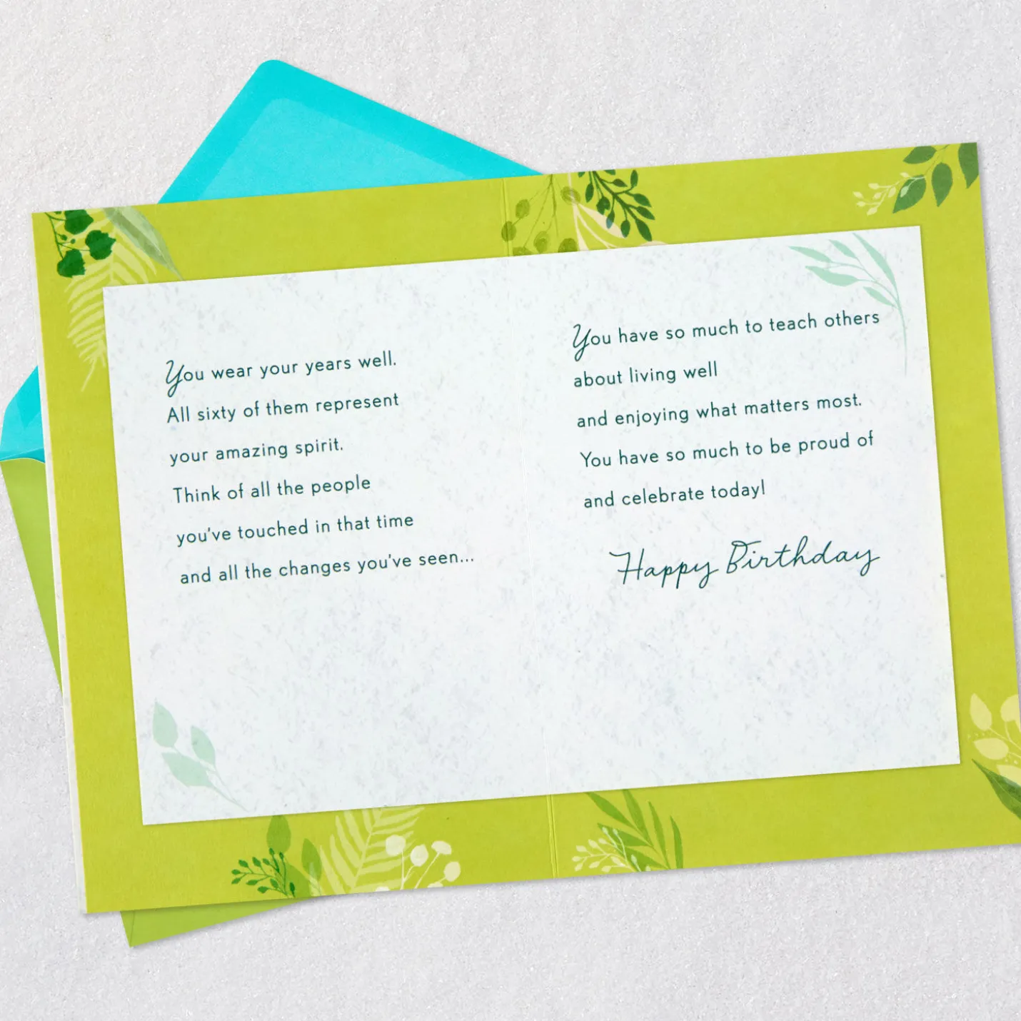 You Wear Your Years Well 60th Birthday Card