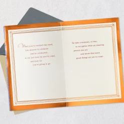 You Worked Hard for This Achievement Congratulations Card